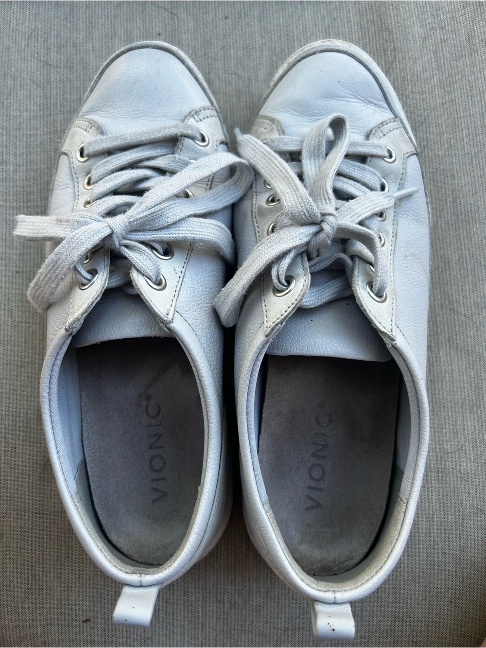 Vionic Women's Leather Lace-Up Sneakers